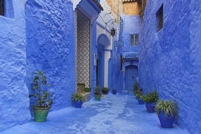 Голубой город Шефшауэн, Марокко.
