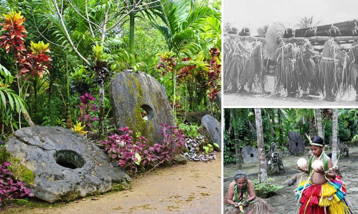Камни «Раи» с островов Яп в Микронезии.