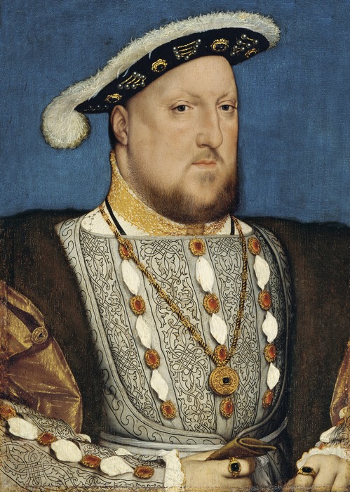 Портрет Генриха VIII кисти Гольбейна.
