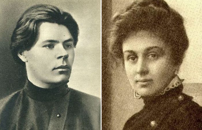 Максим Горький и Мария Андреева.