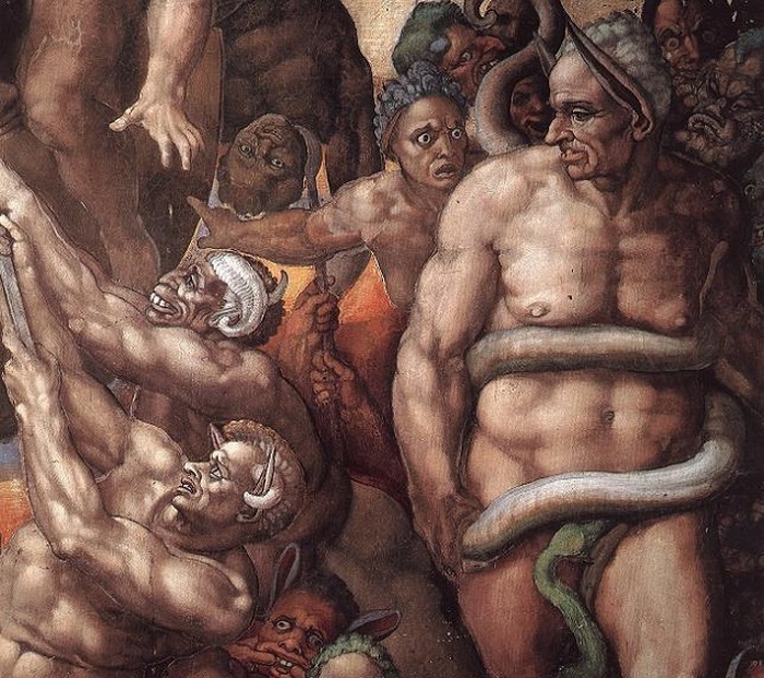  Микеланджело и его «Страшный суд».