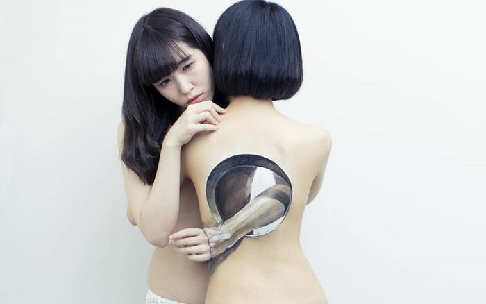 Невероятный анатомический бодиарт от Хикару Чо
