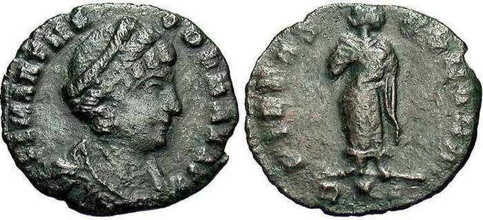 1 Фоллис (бронза) Римская империя 337г.-340г. / Фото: coinshome.net