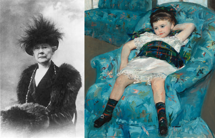 Мэри Кассат и её *Маленькая девочка в голубом кресле.*