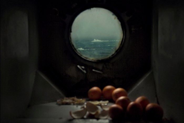 Вид на Баренцево море из иллюминатора  «Михаила Сомова»