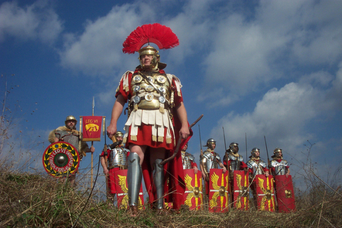 Так выглядели римские легионеры.