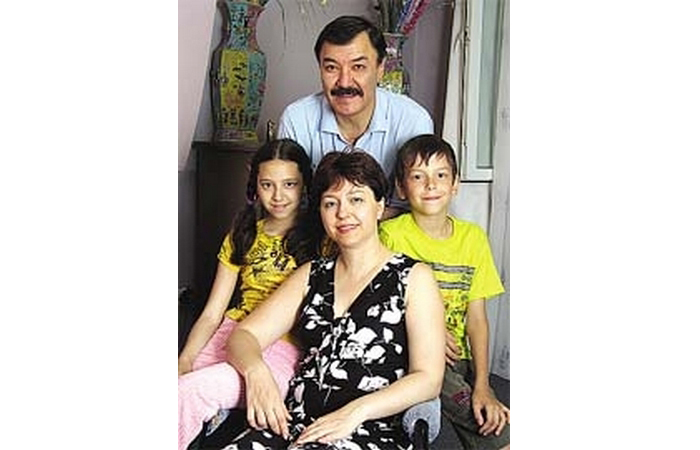 Семья Рустама Сагдуллаева.