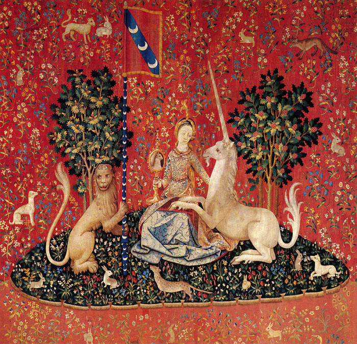 Шпалера «Дама с единорогом», XV век. 