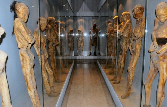 Мумии в музее  Гуанахуато./фото: thevintagenews.com