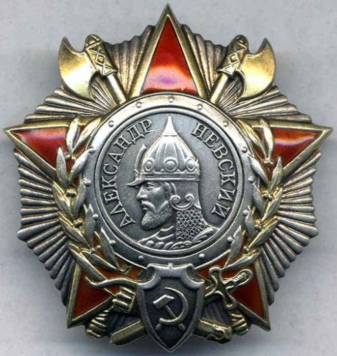 Советский орден Александра Невского, учреждённый в 1942 году.