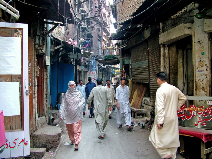 На улицах Лахора.