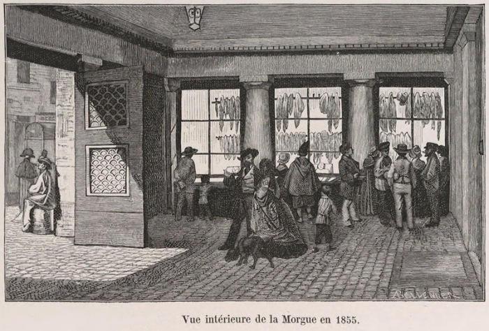 Интерьер морга 1885 года.