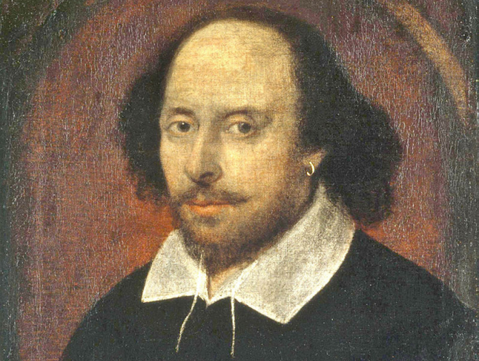 Единственный сохранившийся портрет Шекспира.