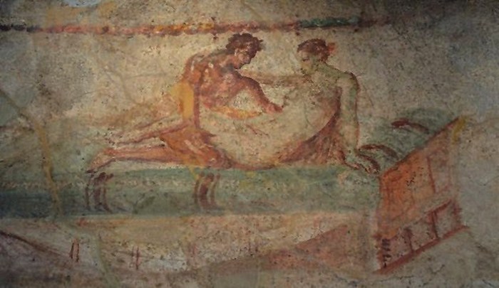 Лупанарии - одно из самых популярных заведений в Помпеях.