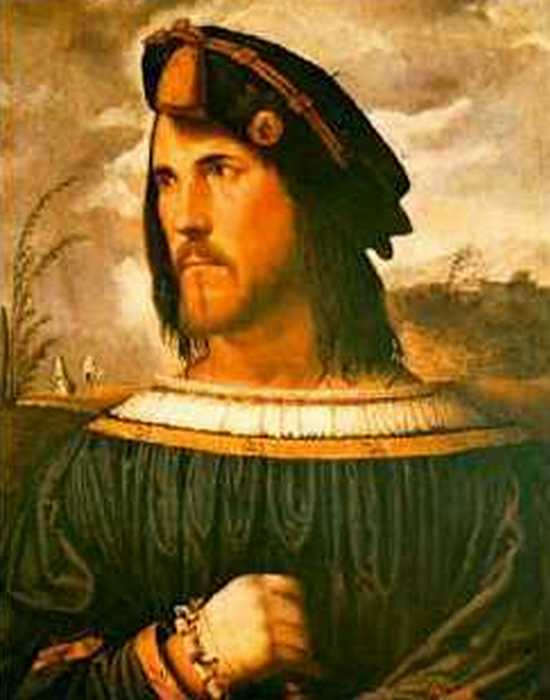 Фрагмент картины «Цезарь Борджиа», худ. Альтобелло Мелон.