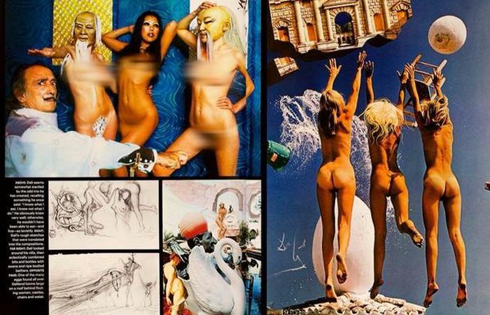 Совместный проект Сальвадора Дали с Playboy: от эскизов до воплощения.