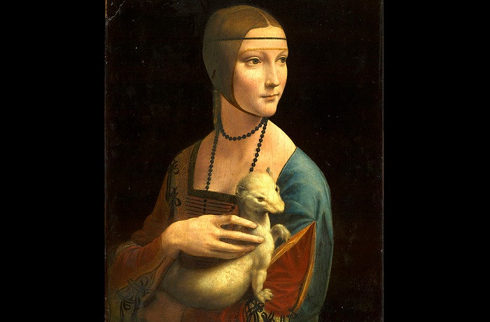 Дама с горностаем. Леонардо да Винчи.