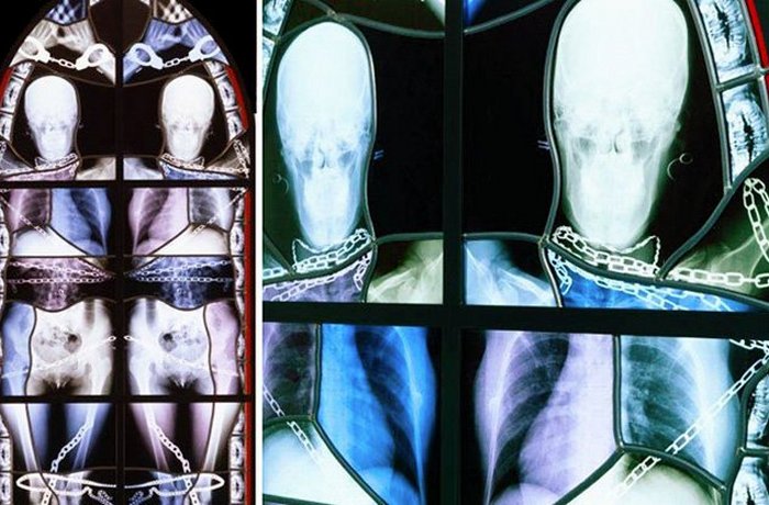 Необычный витраж: рентгеновские снимки от Вима Дельвуа.