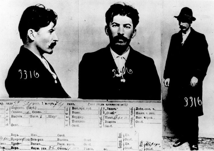 Розыскной листок полиции на Иосифа Сталина.