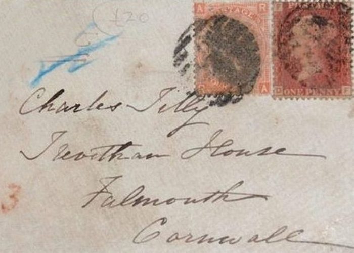 Траур в викторианскую эпоху: конверты и карты памяти.