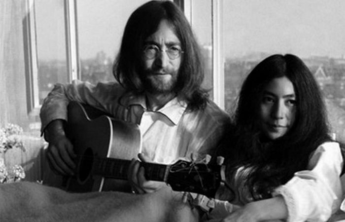 Йоко Оно и Джон Леннон.