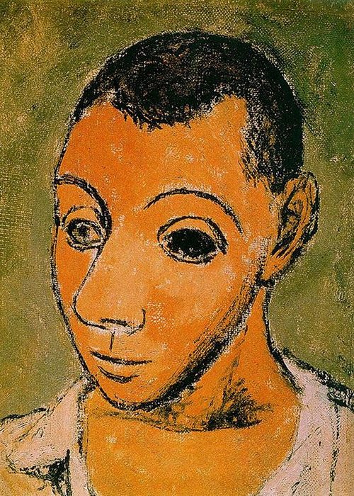 Автопортрет Пабло Пикассо, 1906 года.