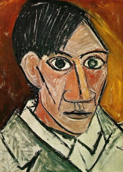 Автопортрет Пабло Пикассо, 1907 года.