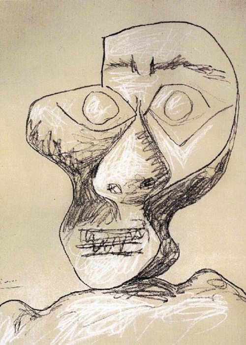 Автопортрет Пабло Пикассо, July 2, 1972 года.