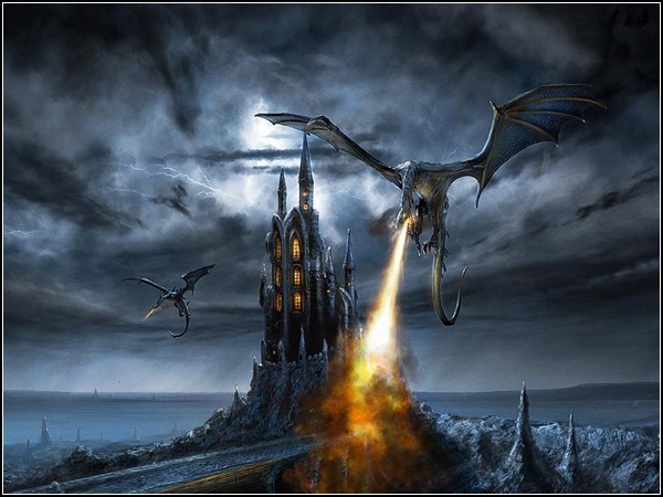 Мир драконов и замков