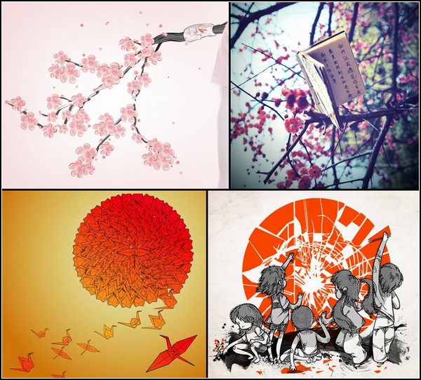 Гуманитарная помощь от художников: картины и плакаты в поддержку Японии
