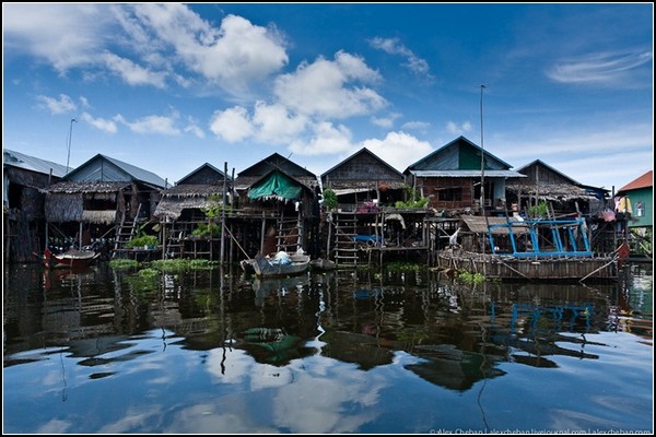 Город на воде в Камбодже: как спастись от жары