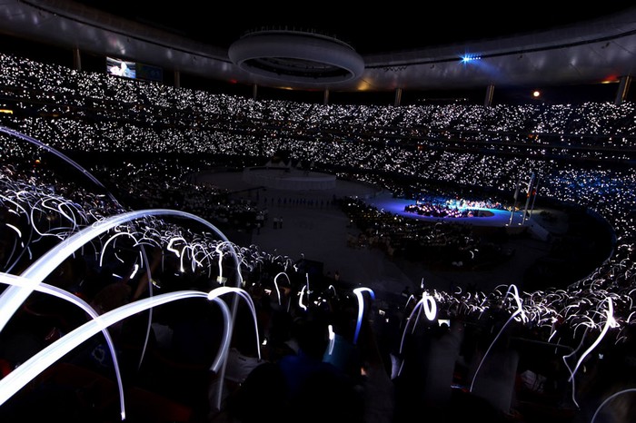 Американский спорт и Панамериканские игры-2011. Церемония открытия. Фото Скотта Хэви