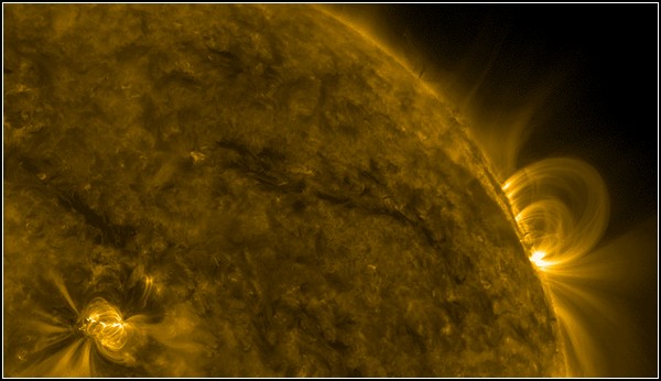 Фото Солнца, космоса и Земли, полученные NASA. Магнитная буря 29 ноября 2010 года