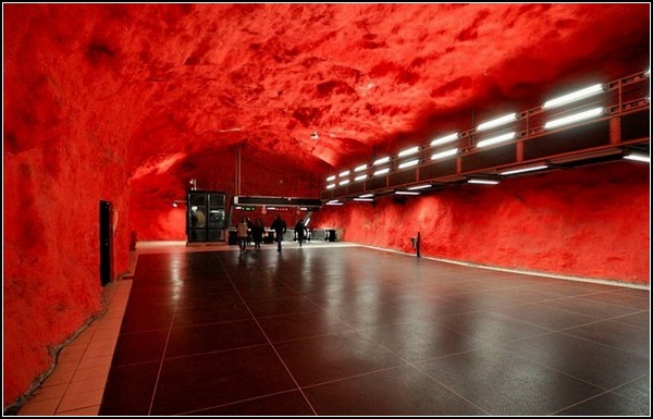 Метро Стокгольма: красная ветка