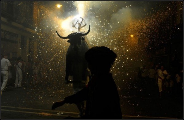 Летние фестивали-2011: быки в Памплоне