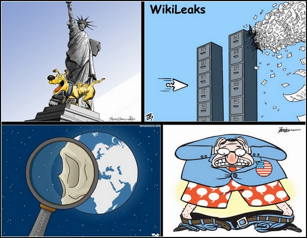 Документы WikiLeaks в зеркале многонациональной карикатуры