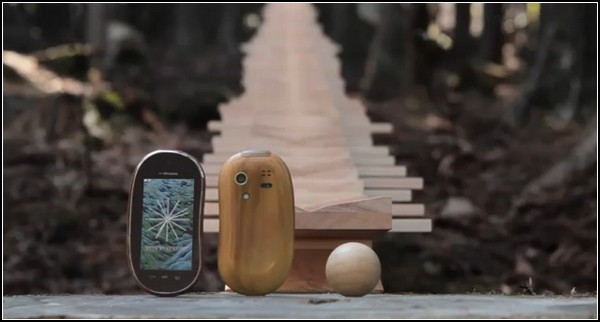 Ксилофон - реклама деревянных телефонов TOUCHWOOD