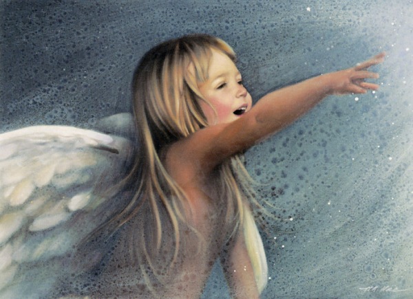 Прекрасные дети на картинах Нэнси Ноэль: "Ангел чуда"