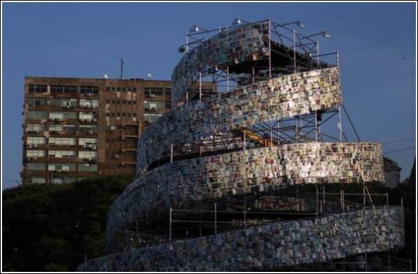 Новая башня в Буэнос-Айресе - подобие Вавилонской библиотеки из одноименного рассказа Борхеса