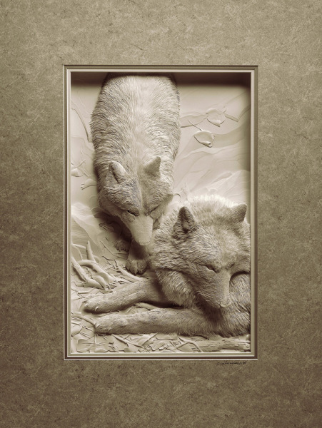 Бумажные животные Кэлвина Николлса: волки