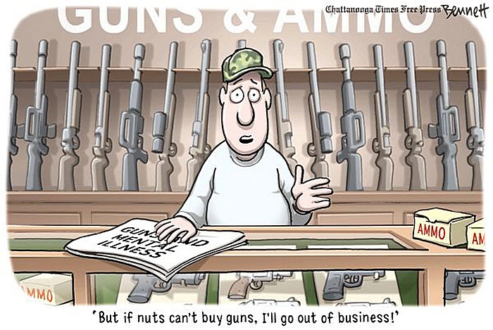 «Но ведь если не продавать пушки идиотам, мой бизнес прогорит»