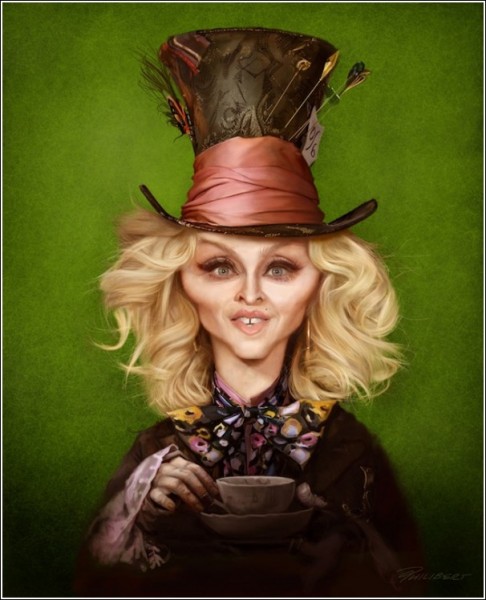 Мадонна в образе Безумного Шляпника: *MadOnna Hatter*