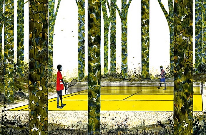 Лесной теннис: яркие рисунки Генри Маккаусланда