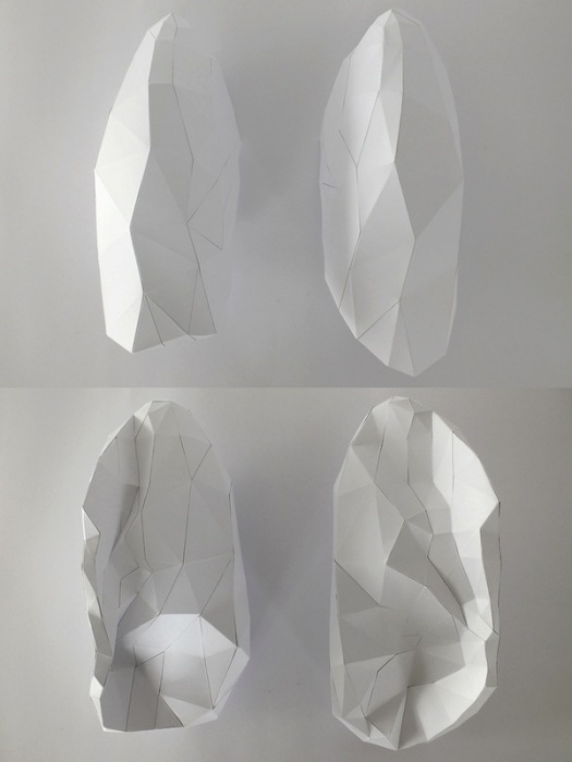Бумажная скульптура Хорста Кихле: легкие