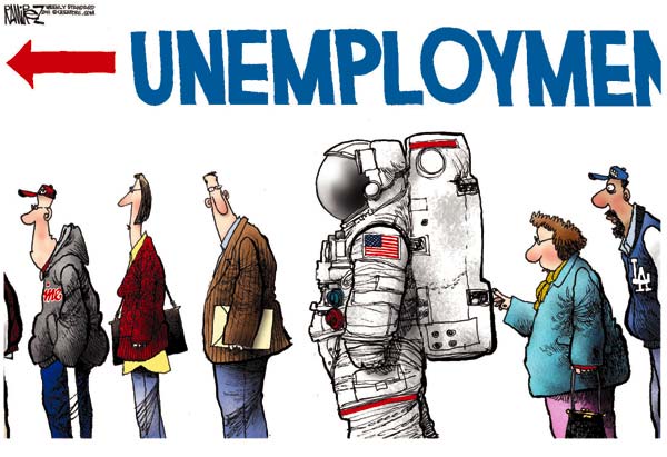 Кто крайний? Проблема безработицы в американской карикатуре