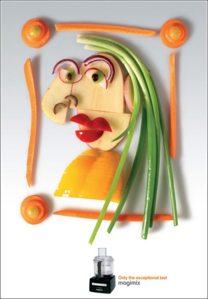 Пикассо в стиле Арчимбольдо: картинки из овощей