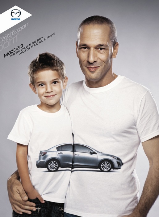 Отцы и дети: оригинальная реклама «Мазды»