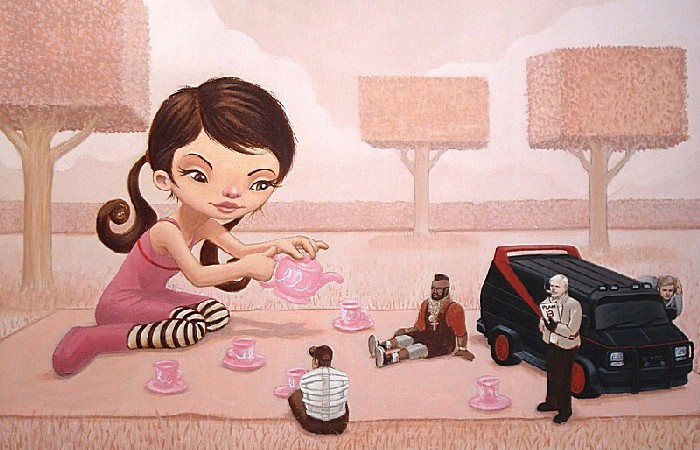 Разборки в розовом цвете: добрые рисунки Руэля Паскуаля