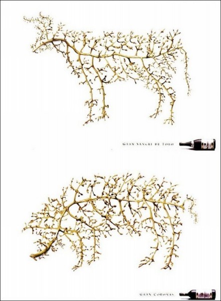 Костяк застолья: забавная реклама вина