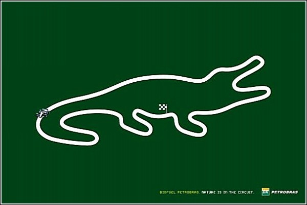 Во всех смыслах зеленая реклама биотоплива: крокодил